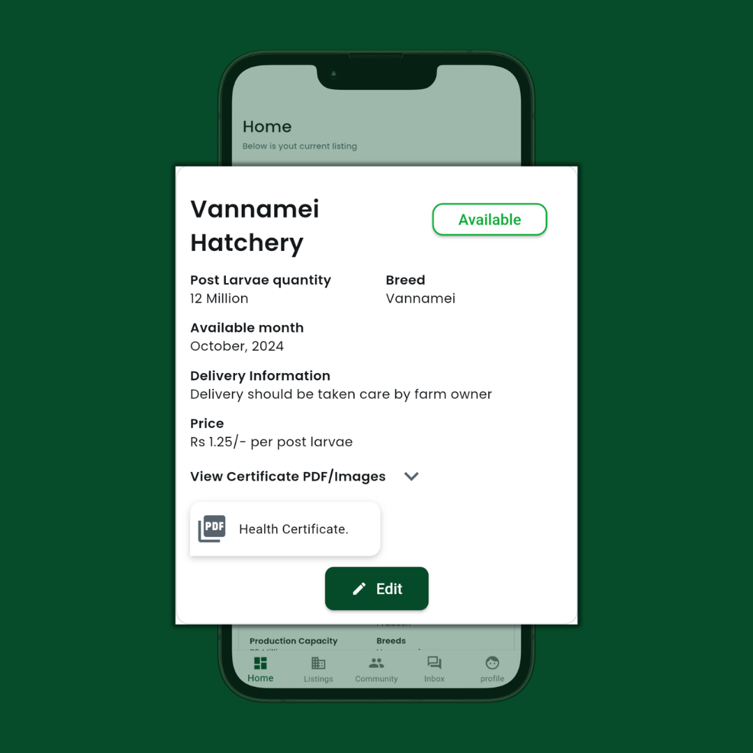 Hatchery Management Interface